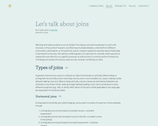 Screenshot of Let's talk about joins