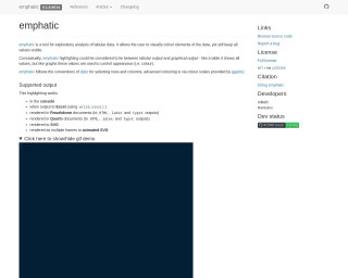 Screenshot of emphatic