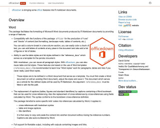 Screenshot of officedown