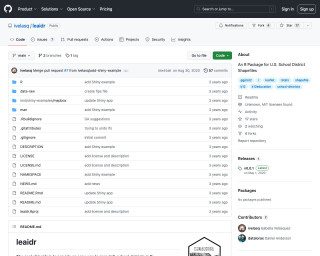 Screenshot of leaidr