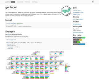 Screenshot of geofacet