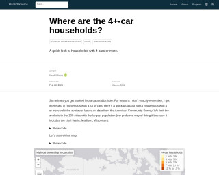 Screenshot of Where are the 4+-car households?
