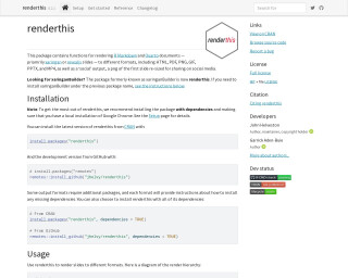 Screenshot of Render media to different formats • renderthis