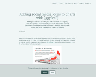 Screenshot of Adding social media icons to charts with {ggplot2}