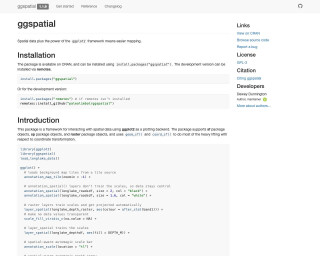 Screenshot of ggspatial