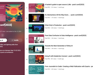 Screenshot of posit::conf(2023)