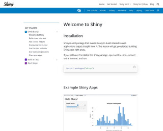 Screenshot of Shiny Tutorial